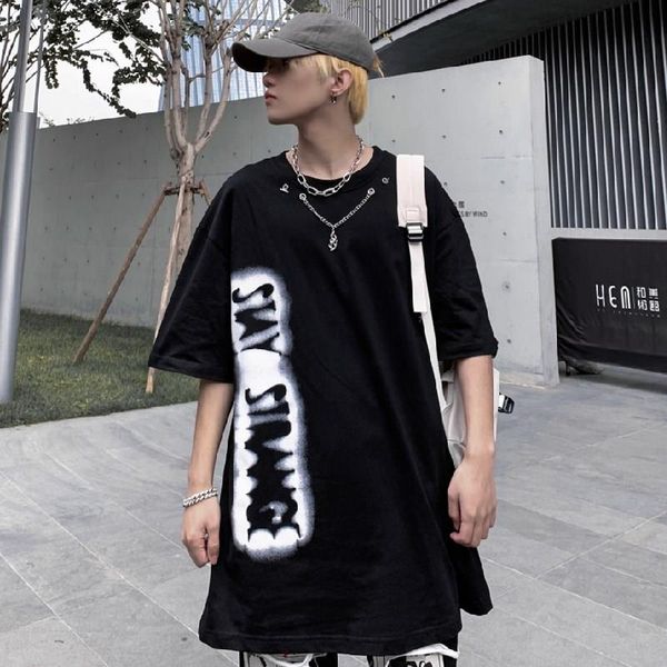 summer fashion brand high street printed necklace decoration short sleeve t-shirt mens and womens trend loose round neck half, White;black
summer fashion brand high street printed necklace decoration short sleeve t-shirt mens and womens trend loose round neck half, White;black