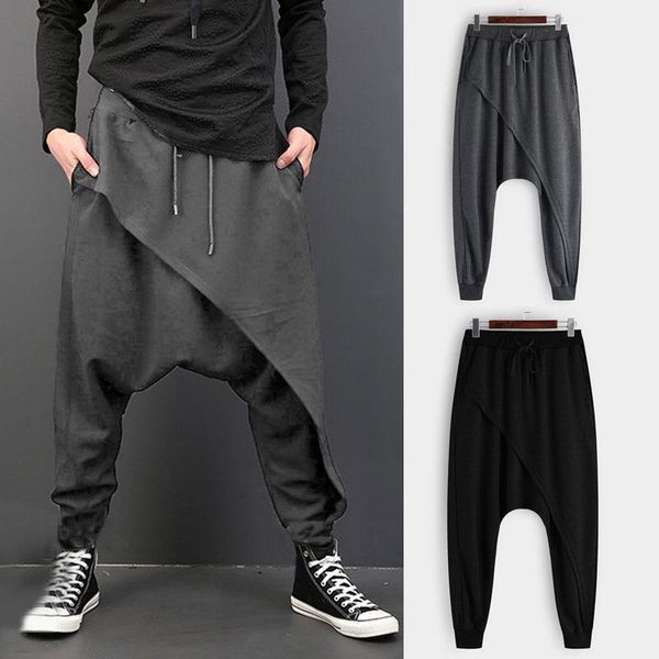 men's pants shzq men harem elastic waist streetwear drop-crotch trousers baggy fashion punk style joggers casual 5xl, Black
men's pants shzq men harem elastic waist streetwear drop-crotch trousers baggy fashion punk style joggers casual 5xl, Black