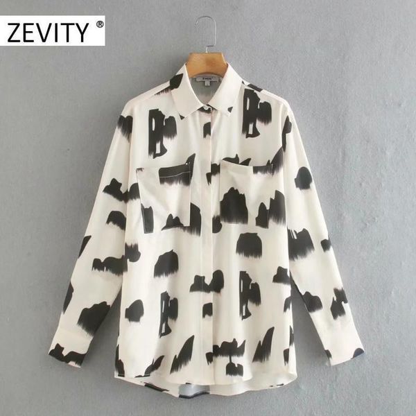 women vintage abstract ink painting casual smock blouse shirts office pockets patch roupas chic chemise ls7182 women's blouses &, White
women vintage abstract ink painting casual smock blouse shirts office pockets patch roupas chic chemise ls7182 women's blouses &, White