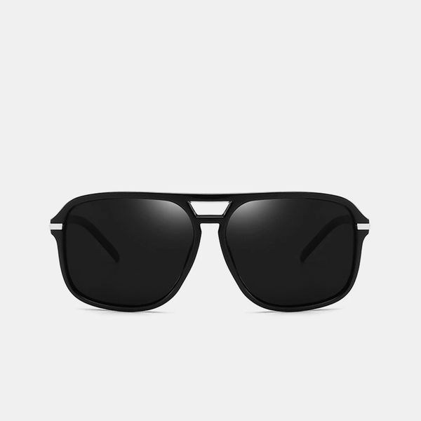 fashion men's sunglasses retro large frame polarized sunglasses for outdoor driving travel, Black
fashion men's sunglasses retro large frame polarized sunglasses for outdoor driving travel, Black