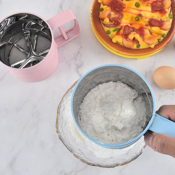 baking & pastry tools stainless steel automatic hand held flour sieve mesh strainer cup kitchen powder icing sugar tool
baking & pastry tools stainless steel automatic hand held flour sieve mesh strainer cup kitchen powder icing sugar tool