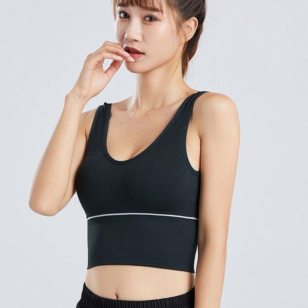 yoga outfit sports underwear solid color nude u-shaped back small sling striped vest indoor outdoor exercise fitness bra
yoga outfit sports underwear solid color nude u-shaped back small sling striped vest indoor outdoor exercise fitness bra