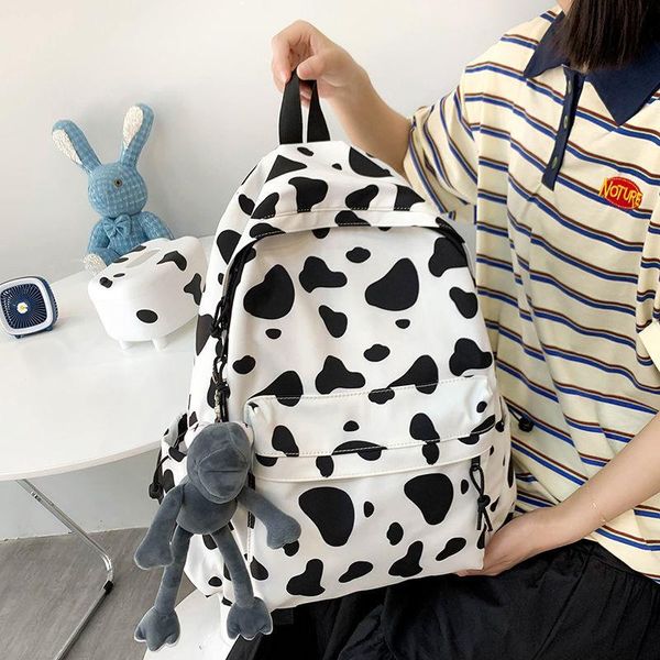 backpack large capacity cute cow grain backpack, japanese ins harajuku college student korean version of girl
backpack large capacity cute cow grain backpack, japanese ins harajuku college student korean version of girl