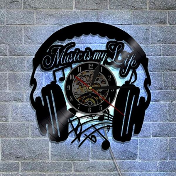 wall clocks music record clock musical headset led light living room home decor gifts for lovers drop
wall clocks music record clock musical headset led light living room home decor gifts for lovers drop