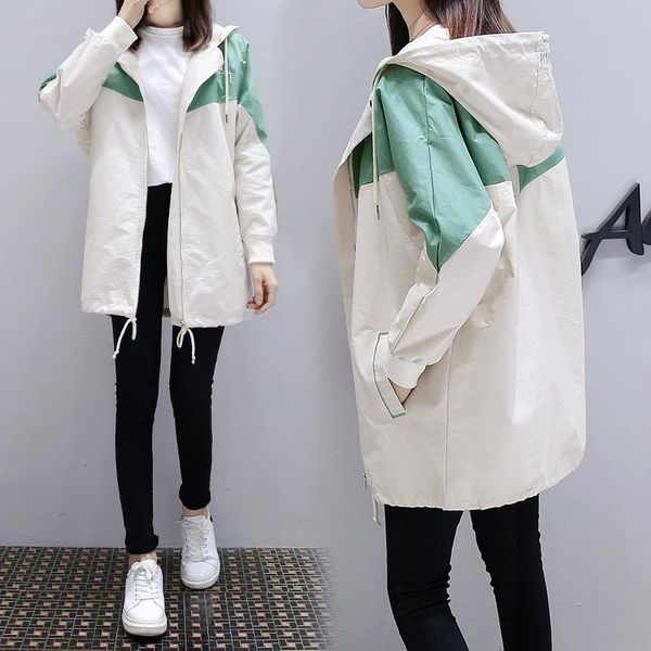 women's trench coats women long 2021 spring autumn hooded plus size outwear female clothing woman fashion patchwork color overcoat, Tan;black
women's trench coats women long 2021 spring autumn hooded plus size outwear female clothing woman fashion patchwork color overcoat, Tan;black
