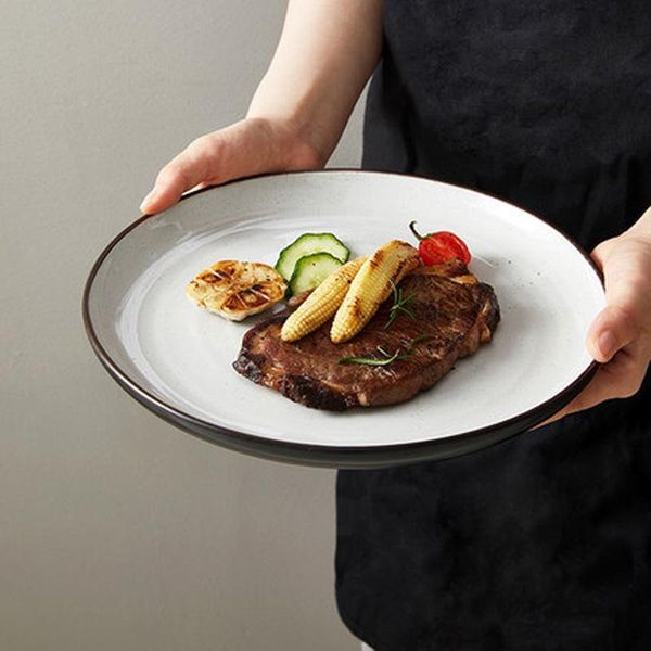 dishes & plates steak plate creative gradient ceramic tableware western nordic breakfast household vegetable salad
dishes & plates steak plate creative gradient ceramic tableware western nordic breakfast household vegetable salad
