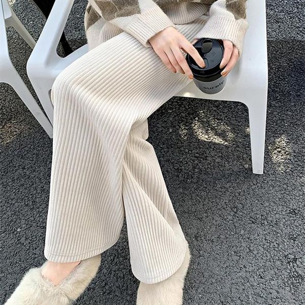 hzirip elegant high waist wide leg corduroy pants women 2021 plus size casual loose-fitting straight female trouser women's & capris, Black;white
hzirip elegant high waist wide leg corduroy pants women 2021 plus size casual loose-fitting straight female trouser women's & capris, Black;white