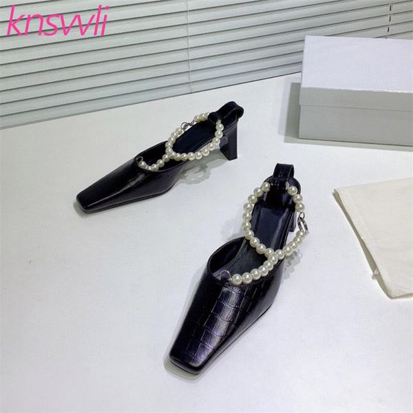 runway pearl ankle strap women shoes square toe mules high heel slingbacks ladies crocodile pattern leather designer pumps woman dress, Black
runway pearl ankle strap women shoes square toe mules high heel slingbacks ladies crocodile pattern leather designer pumps woman dress, Black