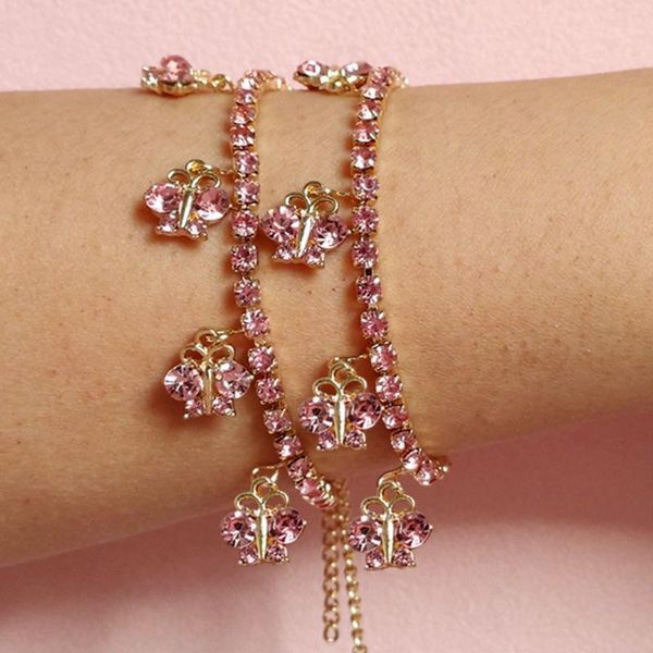 link, chain trendy shiny pink crystal tennis bracelets for women cute geometric rhinestone pendant charm bracelet wedding jewelry gift, Black
link, chain trendy shiny pink crystal tennis bracelets for women cute geometric rhinestone pendant charm bracelet wedding jewelry gift, Black