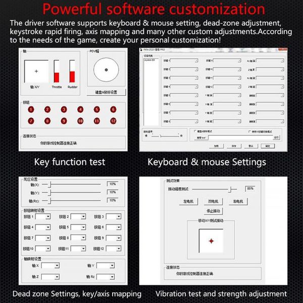 game controllers & joysticks 39xd 1pc pxn-2113 flight joystick has 12 programmable buttons and vibration function suitable for pc windows xp
game controllers & joysticks 39xd 1pc pxn-2113 flight joystick has 12 programmable buttons and vibration function suitable for pc windows xp