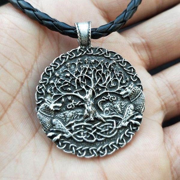 10pcs wicca two wolves tree of life pendant world wiccan pagan talisman jewelery viking wolf amulet necklace men wholesale necklaces, Silver
10pcs wicca two wolves tree of life pendant world wiccan pagan talisman jewelery viking wolf amulet necklace men wholesale necklaces, Silver