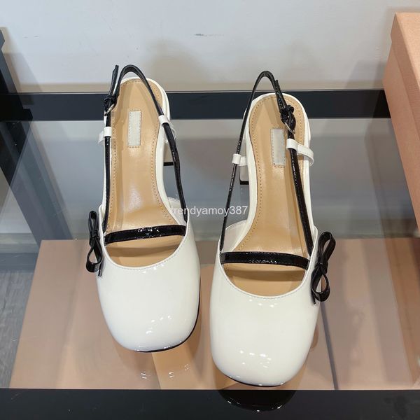 dress shoes summer white baotou sandals women's bow high heels thick literature and art college style mary jane, Black
dress shoes summer white baotou sandals women's bow high heels thick literature and art college style mary jane, Black