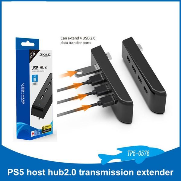 hubs ps5 usb 2.0 hub high-speed transmission extender connection splitter
hubs ps5 usb 2.0 hub high-speed transmission extender connection splitter