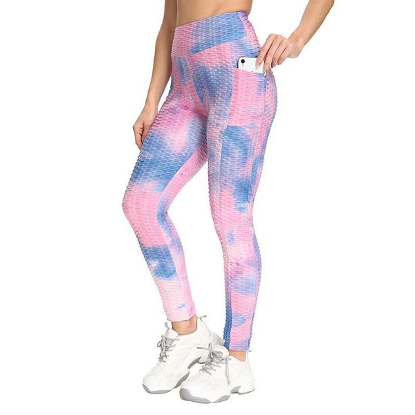 the women's yoga pants ladies tie-dye pockets breathable buttocks sports fitness jacquard bubble pilates movement outfit
the women's yoga pants ladies tie-dye pockets breathable buttocks sports fitness jacquard bubble pilates movement outfit