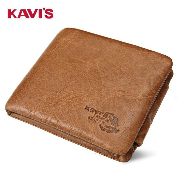 wallets men's leather short wallet retro clutch card holder, Red;black