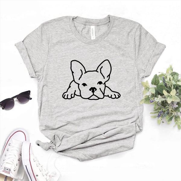 french bulldog print and women men cotton casual funny lady yong girl tee a 1316, White;black
french bulldog print and women men cotton casual funny lady yong girl tee a 1316, White;black