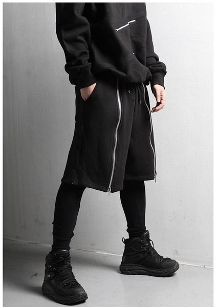 men's pants autumn and winter fashion trend hip hop casual show thin double zipper layered bottoms personalized, Black
men's pants autumn and winter fashion trend hip hop casual show thin double zipper layered bottoms personalized, Black