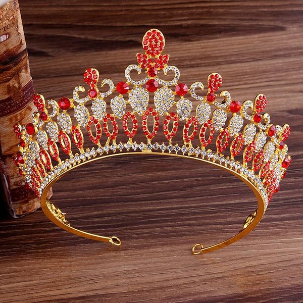 hair clips & barrettes queen princess crown diadem green red rhinestone gold headdress head crystal tiara bridal wedding accessories jewelry, Golden;silver
hair clips & barrettes queen princess crown diadem green red rhinestone gold headdress head crystal tiara bridal wedding accessories jewelry, Golden;silver