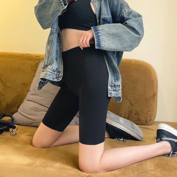 women's shorts female thin fitness casual high waist fashion biker summer slim knee-length bottoms basic women cycling streetwear, White;black
women's shorts female thin fitness casual high waist fashion biker summer slim knee-length bottoms basic women cycling streetwear, White;black