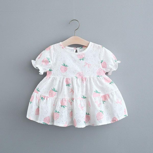 girl's dresses 2021 summer toddler girls baby princess dress strawberry bow print vestidos born infant cute clothing costumes, Red;yellow
girl's dresses 2021 summer toddler girls baby princess dress strawberry bow print vestidos born infant cute clothing costumes, Red;yellow
