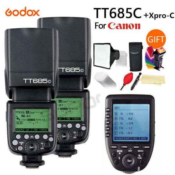 2x godox685c high-speed sync externall speedlite flash + xpro-c 15*17cm softbox color filters for 1100d 1000d 7d flashes
2x godox685c high-speed sync externall speedlite flash + xpro-c 15*17cm softbox color filters for 1100d 1000d 7d flashes