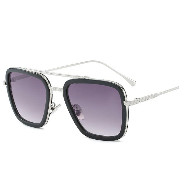 luxury design tony strong sunglasses women 2021 thin border metal black frame glasses men star same style wild glasses uv400, Silver
luxury design tony strong sunglasses women 2021 thin border metal black frame glasses men star same style wild glasses uv400, Silver