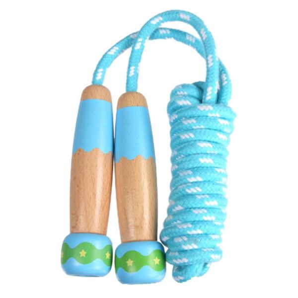 jump ropes wooden handle rope jumping exercise sport equipment for school home students kids (sky-blue)
jump ropes wooden handle rope jumping exercise sport equipment for school home students kids (sky-blue)