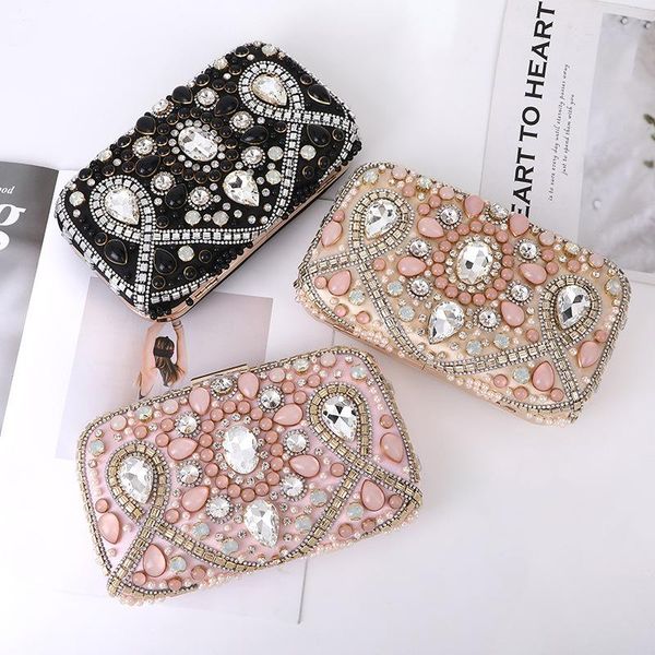diansheng european and american heavy industry ladies dinner bag slung hand diamond portable evening bags
diansheng european and american heavy industry ladies dinner bag slung hand diamond portable evening bags