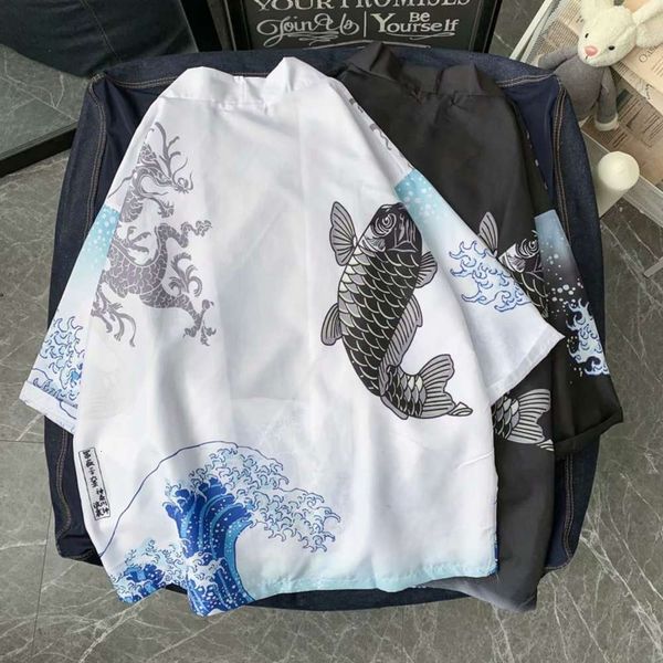 men's casual shirts shirtchinese style quarter spring summer medium men's large size shirt daopao loose fitting short sleeve kimon, White;black
men's casual shirts shirtchinese style quarter spring summer medium men's large size shirt daopao loose fitting short sleeve kimon, White;black