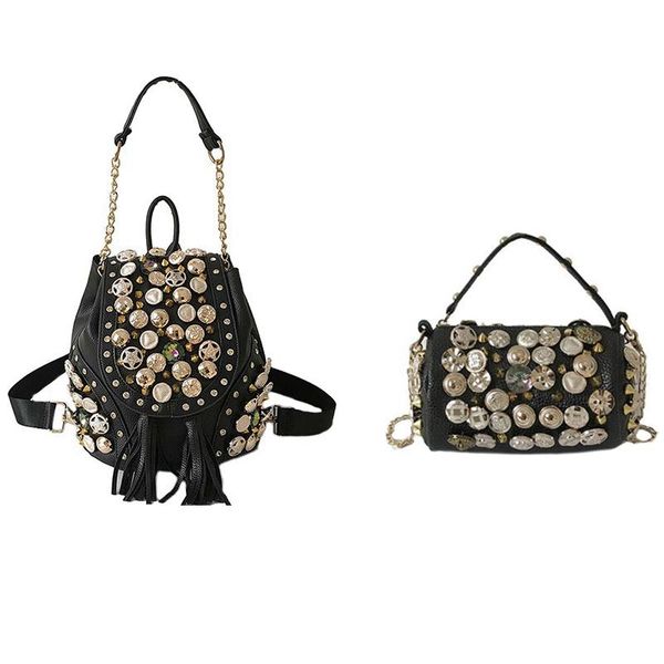 shoulder bags asds- personality belt tassel bag fashion punk rivet buckle bucket chain
shoulder bags asds- personality belt tassel bag fashion punk rivet buckle bucket chain