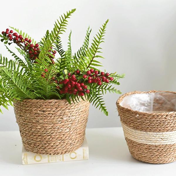 storage baskets nordic handmade straw basket rattan floor indoor flower pot planter crafts decoration home living room
storage baskets nordic handmade straw basket rattan floor indoor flower pot planter crafts decoration home living room