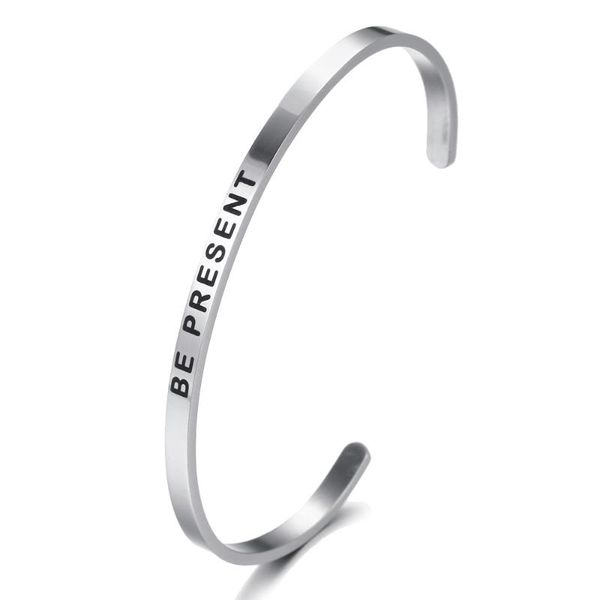 bangle custom saying quotes engraved be present friendship love'bracelet mantra jewelry personalized inspirational bracelet, Black
bangle custom saying quotes engraved be present friendship love'bracelet mantra jewelry personalized inspirational bracelet, Black