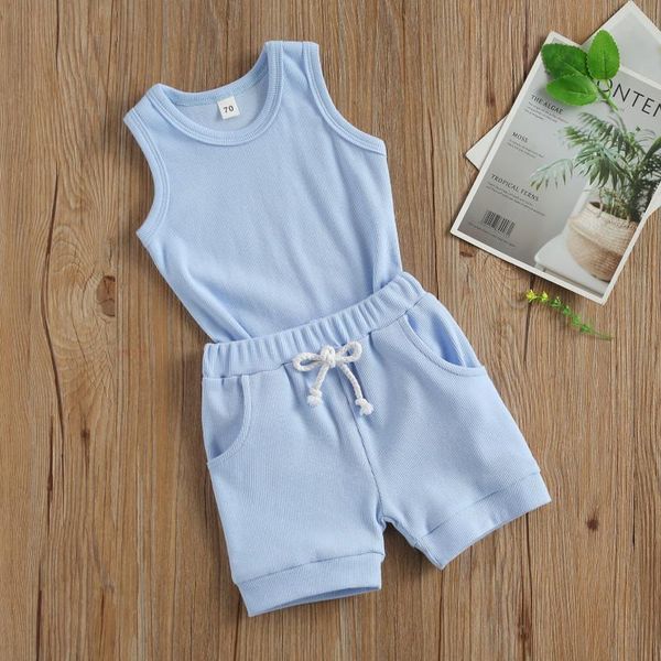 clothing sets summer born baby 2-piece outfit set sleeveless casual solid color +shorts for kids boys girls, White
clothing sets summer born baby 2-piece outfit set sleeveless casual solid color +shorts for kids boys girls, White