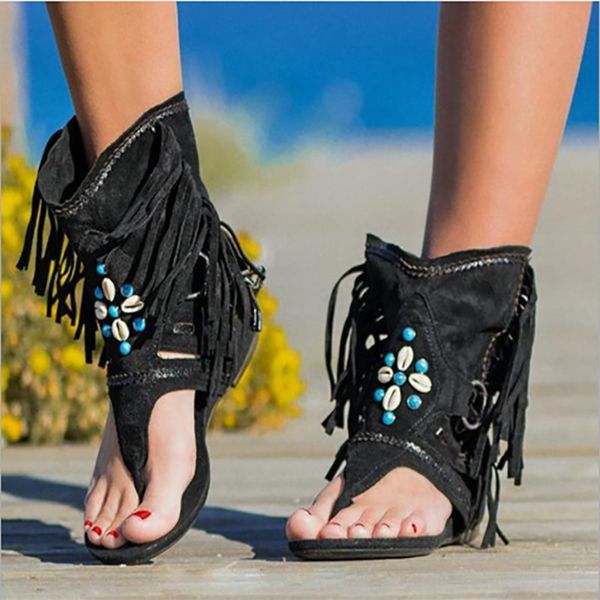 slippers brown summer-women tassel flat sandals rome shoes ankle casual flip flops summer wedge heel 2021, Black
slippers brown summer-women tassel flat sandals rome shoes ankle casual flip flops summer wedge heel 2021, Black
