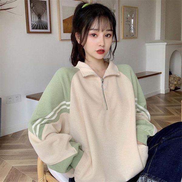 women's hoodies & sweatshirts cute autumn jacket loose hoodie women fashion girl spring hooded tracksuit female 2021 korean basic, Black
women's hoodies & sweatshirts cute autumn jacket loose hoodie women fashion girl spring hooded tracksuit female 2021 korean basic, Black