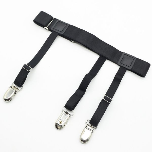 men's women's general wrinkle resistant and antiskid shirt clip leg ring garter, Black;white
men's women's general wrinkle resistant and antiskid shirt clip leg ring garter, Black;white