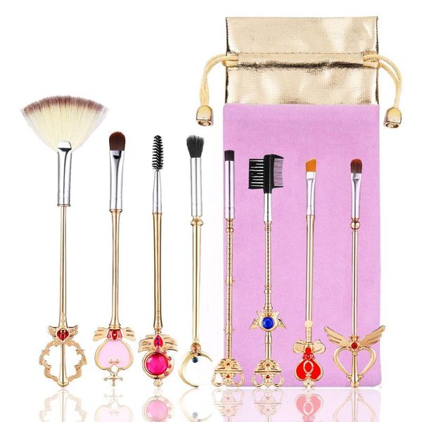 sailor moon makeup brush kit soft bristle brushes powder foundation blush blending magical cosmetic tool with pink
sailor moon makeup brush kit soft bristle brushes powder foundation blush blending magical cosmetic tool with pink