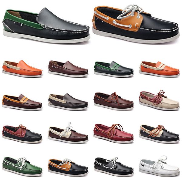 116 womens sneakers sailing shoe mens casual leather shoes black white red green orange brown outdoor trainers size 38-45
116 womens sneakers sailing shoe mens casual leather shoes black white red green orange brown outdoor trainers size 38-45