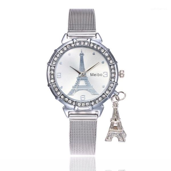 wristwatches watch women female hour tower pattern alloy quartz wrist ladies casual clock zegarki damskie533, Slivery;brown
wristwatches watch women female hour tower pattern alloy quartz wrist ladies casual clock zegarki damskie533, Slivery;brown