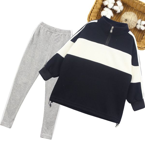 kids sport clothes patchwork girl clothes sweatshirt + leggings girl outfit autumn winter childrens clothes 6 8 10 12 14, White
kids sport clothes patchwork girl clothes sweatshirt + leggings girl outfit autumn winter childrens clothes 6 8 10 12 14, White