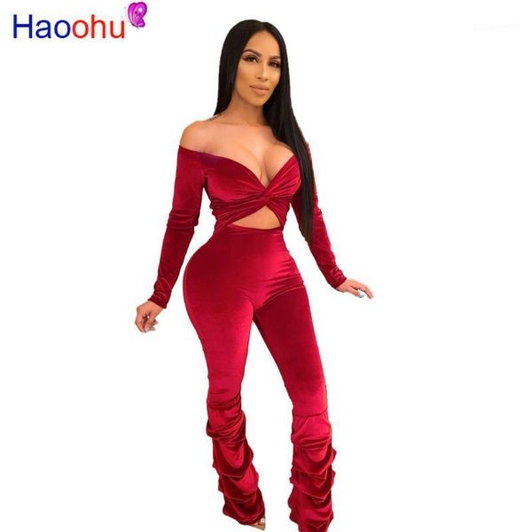 women's jumpsuits & rompers haoohu velvet jumpsuit women clothes hollow out off shoulder long sleeve body overalls one piece bodycon, Black;white
women's jumpsuits & rompers haoohu velvet jumpsuit women clothes hollow out off shoulder long sleeve body overalls one piece bodycon, Black;white