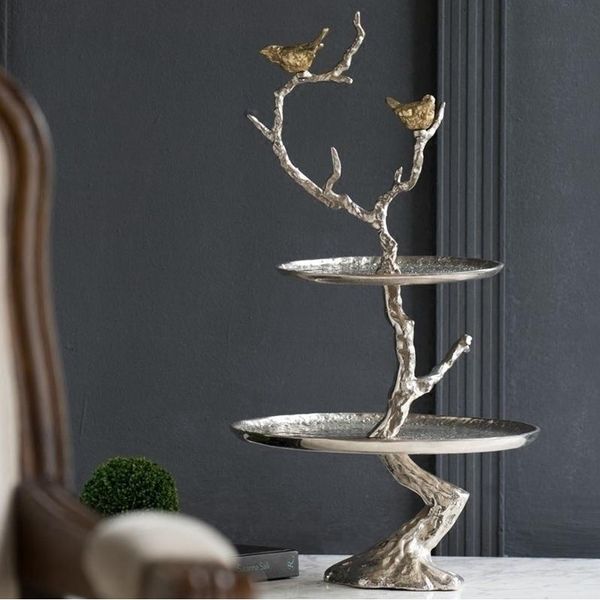 kitchen storage & organization 61cm hight 2-tier india made aluminum serving tray / bird stand tree branches 3.2kg
kitchen storage & organization 61cm hight 2-tier india made aluminum serving tray / bird stand tree branches 3.2kg