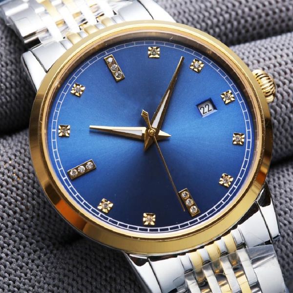 wristwatches summer 2021 couple watch round dial, mechanical movement, stainless steel sapphire scratch-resistant glass mirror, male 40, Slivery;brown
wristwatches summer 2021 couple watch round dial, mechanical movement, stainless steel sapphire scratch-resistant glass mirror, male 40, Slivery;brown