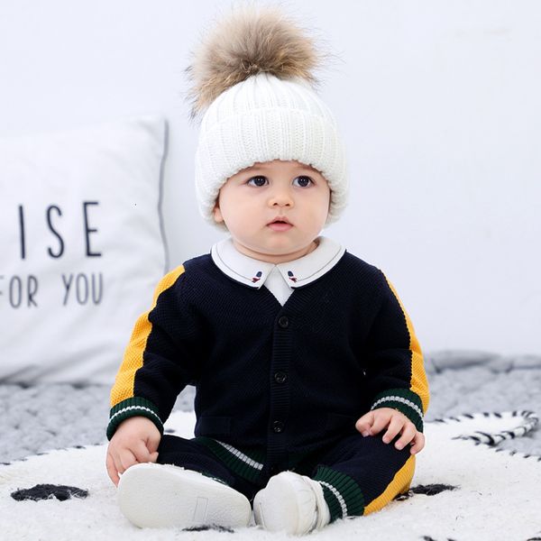 children's suit 2pcs baby boys clothes set children long sleeve knitted sweaters + pants toddler autumn winter infant boutique clothing, White
children's suit 2pcs baby boys clothes set children long sleeve knitted sweaters + pants toddler autumn winter infant boutique clothing, White