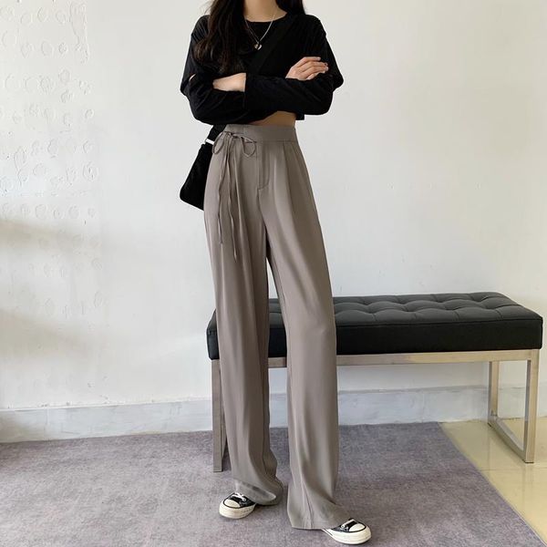 women's pants & capris autumn maxi long for women high waist summer elegant casual office lady straight trouser suit u184, Black;white
women's pants & capris autumn maxi long for women high waist summer elegant casual office lady straight trouser suit u184, Black;white
