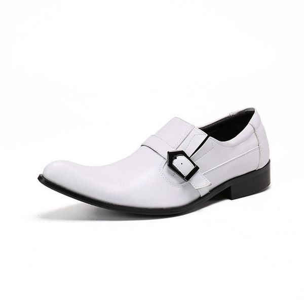 italian style men's dress shoes handmade buckle office oxfords men white formal business leather male zapatos hombre, Black
italian style men's dress shoes handmade buckle office oxfords men white formal business leather male zapatos hombre, Black