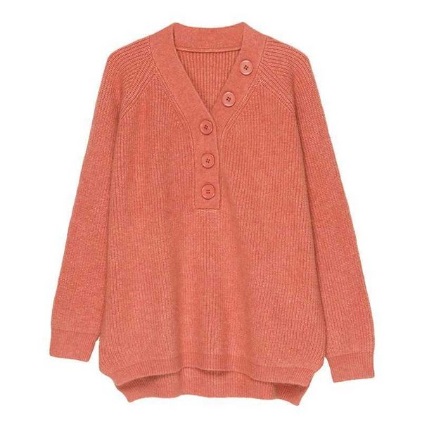 women's sweaters autumn spring oversized with buttons knitted pullovers v neck solid casual female jumpers clothing fi1f, White;black
women's sweaters autumn spring oversized with buttons knitted pullovers v neck solid casual female jumpers clothing fi1f, White;black