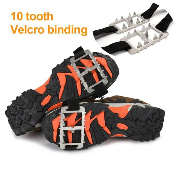 cords, slings and webbing outdoor 10 teeth bundled sturdy steel snow shoe cover climbing crampons winter walk ice fishing antiskid shoes
cords, slings and webbing outdoor 10 teeth bundled sturdy steel snow shoe cover climbing crampons winter walk ice fishing antiskid shoes