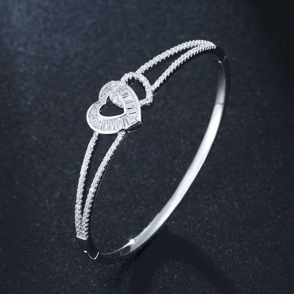 earrings & necklace hibride trendy luxury heart love statement bangle cuff ring sets jewelry set for women wedding cubic zirconia dubai part, Silver
earrings & necklace hibride trendy luxury heart love statement bangle cuff ring sets jewelry set for women wedding cubic zirconia dubai part, Silver