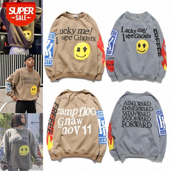 kanye kanyetong concert smiley face printing crew neck sweater men and women couple trend #qh8m, White;black
kanye kanyetong concert smiley face printing crew neck sweater men and women couple trend #qh8m, White;black